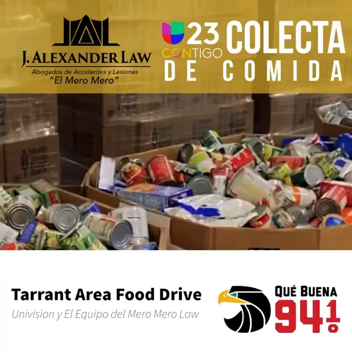 El bufete de abogados J. Alexander en la campaña de recolección de alimentos «Univision Contigo»