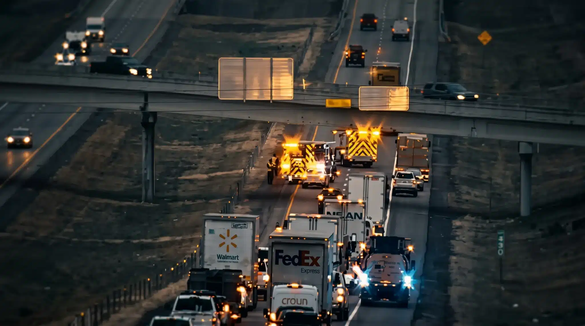 I-20 frontage roads serving Canton, Texas