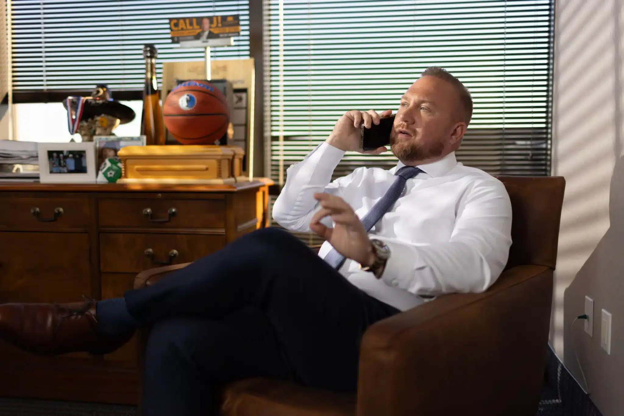 A J. Alexander Law attorney answers the first call