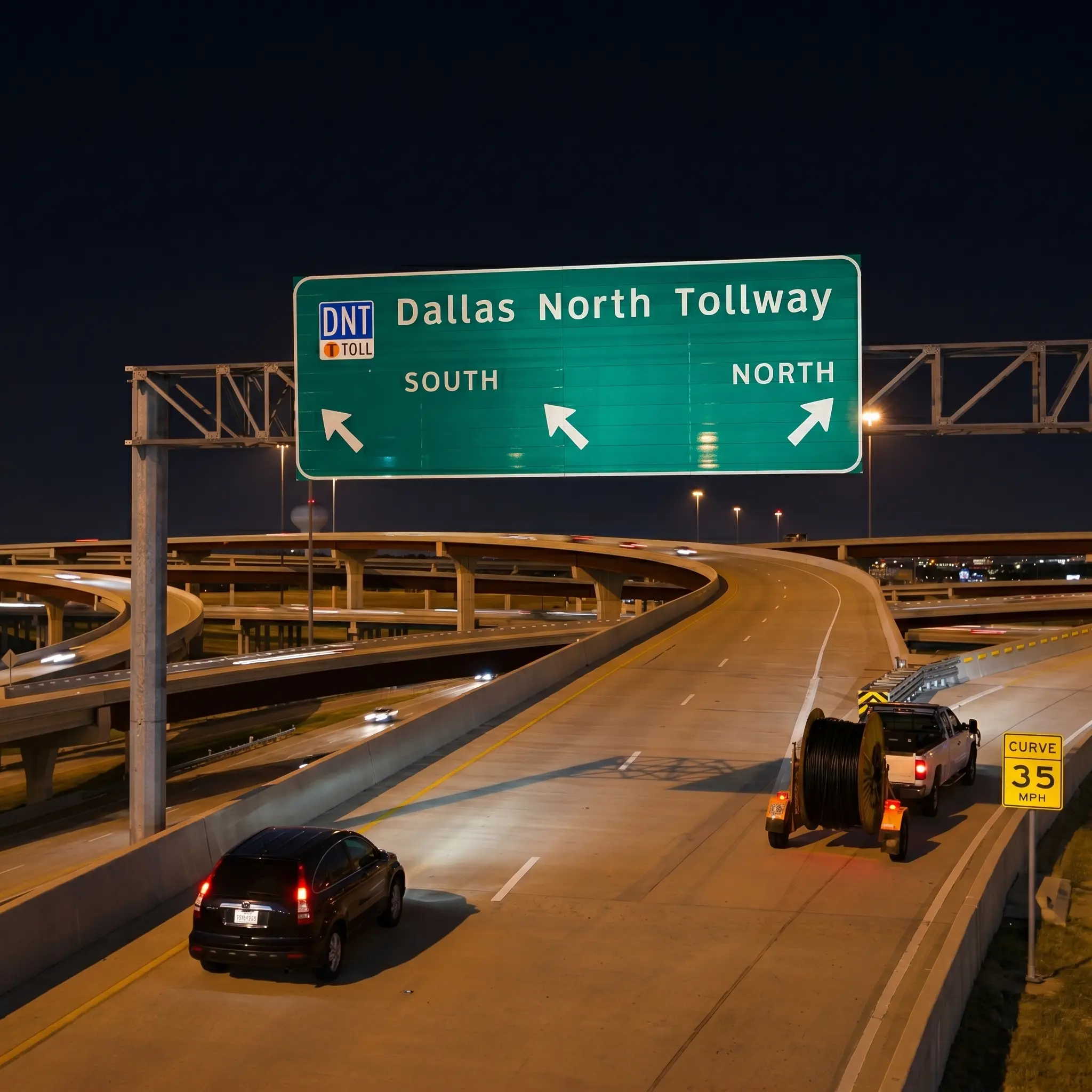 La autopista de peaje Dallas North Tollway