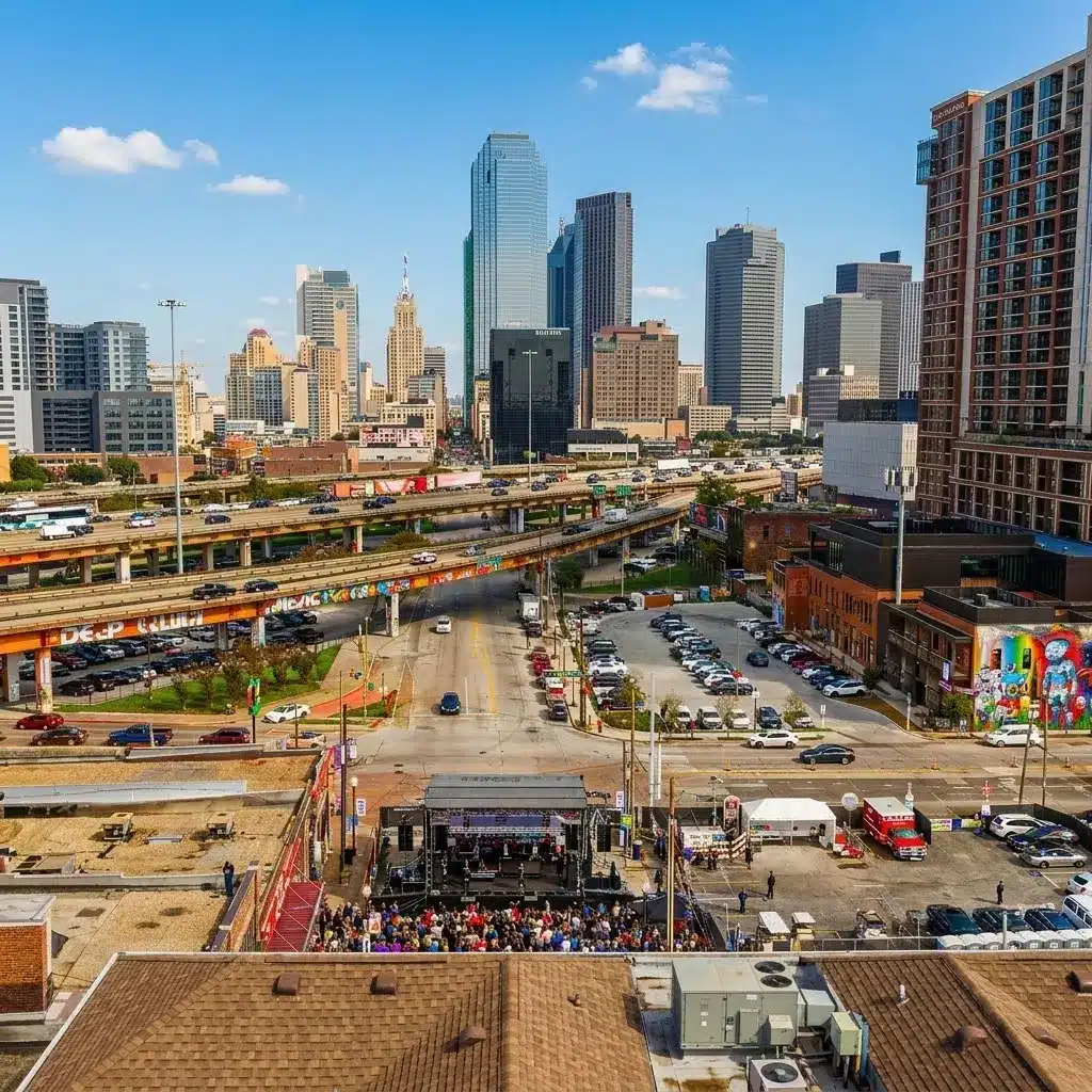Deep Ellum y el centro de Dallas, Texas