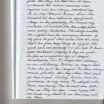 The client's spouse's handwritten impact statement describing the changes she observed after the crash