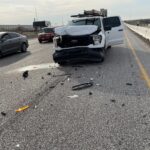 Daños al vehículo que chocó por detrás a la camioneta de nuestro cliente